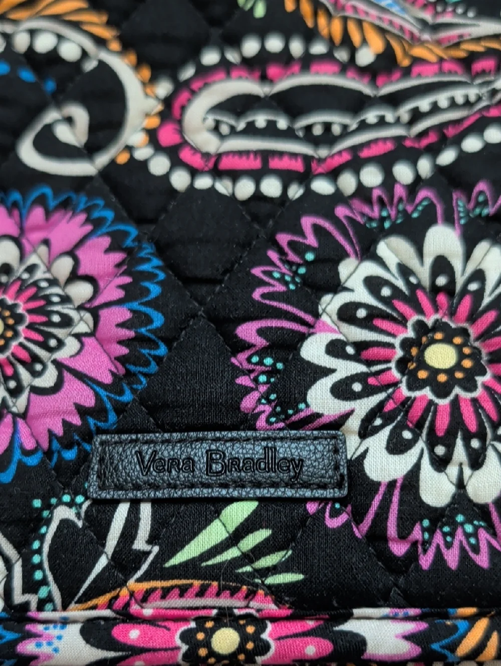 Vera Bradley Laptop Messenger Bag In Bandana Swirl